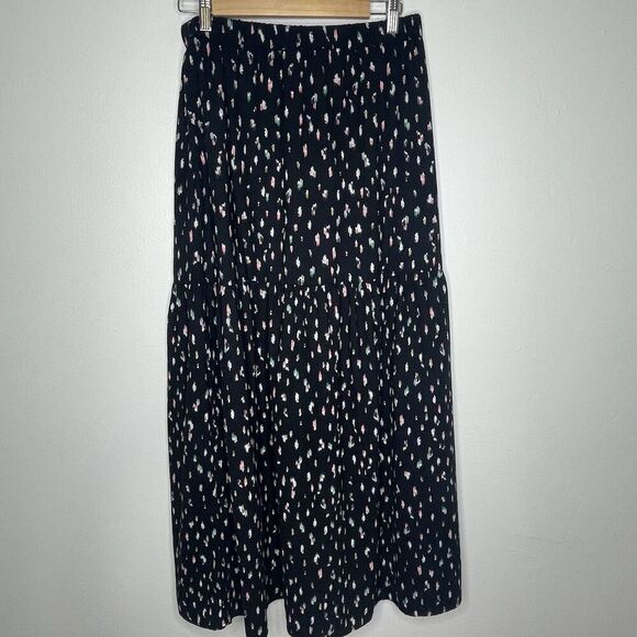 12 Thompson Skirt Y2K Button Down Front With Slit  Multicolor‎ Skirt. SZ L - Picture 3 of 12